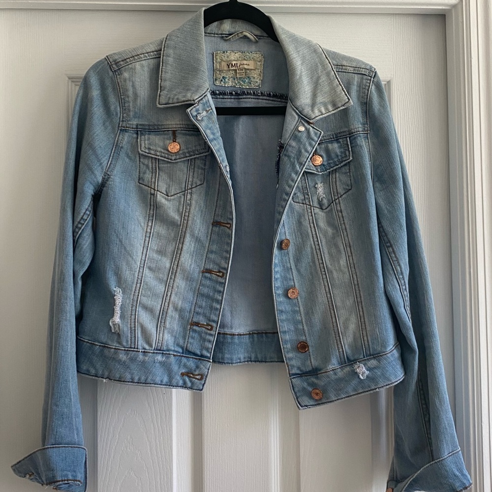 Distressed Denim Jacket